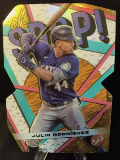 SEA-Julio Rodriguez 2023 Topps Pristine Oh Snap Gold Parallel Die Cut #/50