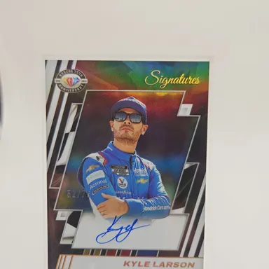 2024 donruss racing kyle larson 75th auto 52/75