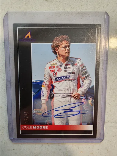 Cole Moore 2022 Chronicles Pinnacle Autographed 13/25 #13