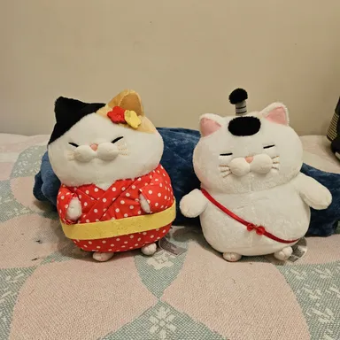 Samurai pair cat plush