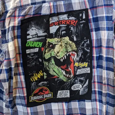 Jurassic Comic Flannel