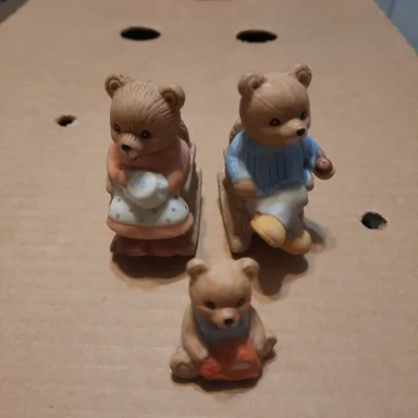 set of 3 homco bears
