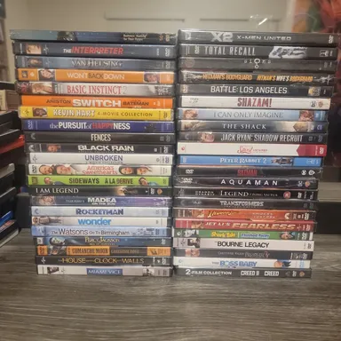 44 sealed dvds pictured