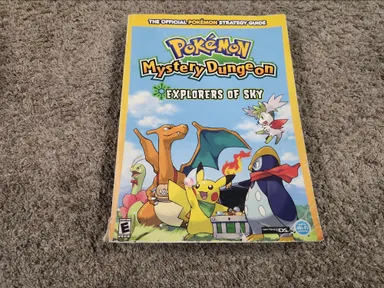 Pokemon Mystery Dungeon: Explorers of Sky Strategy Guide Nintendo DS Y2