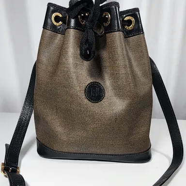 Fendi Shoulder Bucket Bag with small pouch