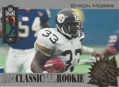 1994 Classic NFL Experience Rookie (Spanish) #R5 Byron Morris Pittsburgh Steelers