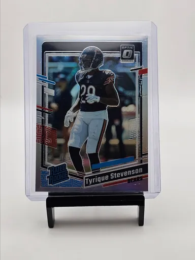 2023 Panini Donruss Optic 2023 Panini Donruss Optic Tyrique Stevenson Silver Prizm Rated Rookie #219 Silver Prizm Rated Rookie #219