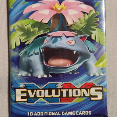 xy evolutions booster pack. rip and ship or ship sealed.