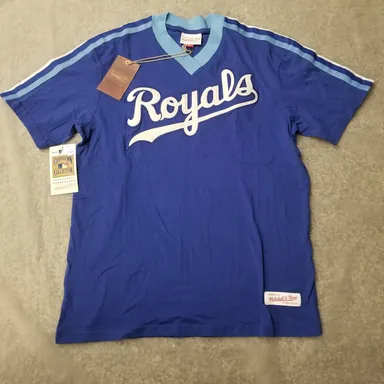 Mitchell & Ness Kansas City Royals T Shirt Mens Medium