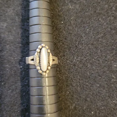 Native Sterling & Mother of Pearl Ring