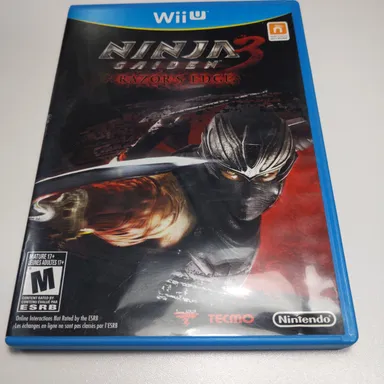 WiiU Wii U Ninja Gaiden 3 Razors Edge Video Game