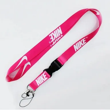 Pink Nike Breakaway Lanyard One Size Quick Release Key Chain ID Holder