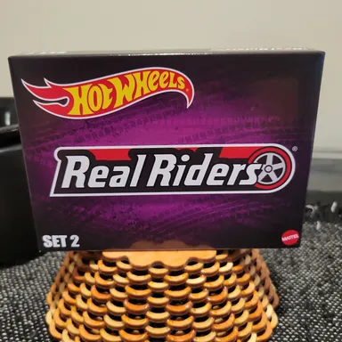 Hot Wheels Real Riders Set 2 Exotic / Race / Classic Wheels & Tires