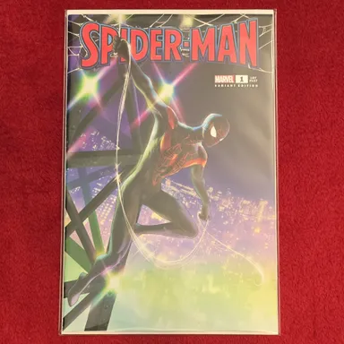 Spider-Man #1 ‐ LGY #157 - NM+ Cond - 2022 ‐ R1C0 Cover - Unknown Comics Trade Variant