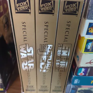 Star Wars Trilogy Box Set VHS GUC