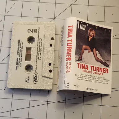 Tina Turner private dancer 1984 cassette tape