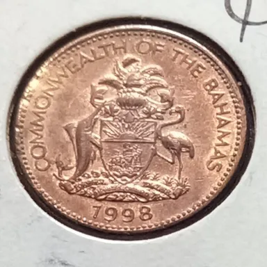 Bahamas 1998 1 cent