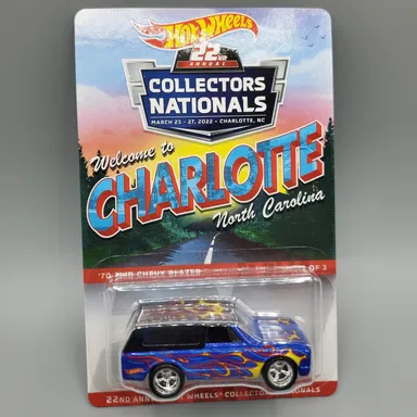 Hot Wheels 22nd Annual Collectors Nationals Exclusive 70 2WD Chevy Blazer