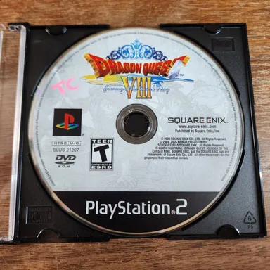 Sony Playstation 2 Dragon Quest VIII Journey Of The Cursed King PS2 Game