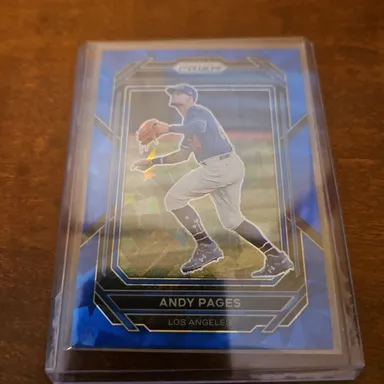 Andy Pages Blue Cranked Ice Prizm