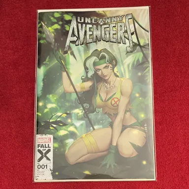 Uncanny Avengers #1 - NM+ Cond - 2023 ‐ R1C0 Cover - Savage Land Rogue- Unknown Comics Trade Variant