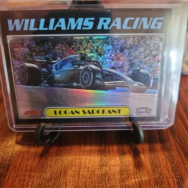 Logan Sargeant Rookie..2023 Topps Chrome Williams Racing Insert....F1 Racing