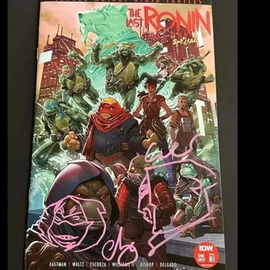 TMNT: The Last Ronin - Lost Day #1 RI (2 Remarques by Escorza Brothers with COA)