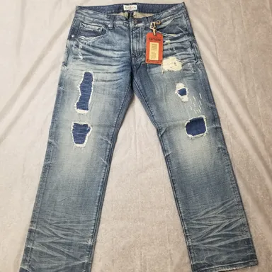 Rivet de Cru Jeans Mens 34×32