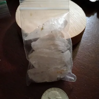 small bag of quartz