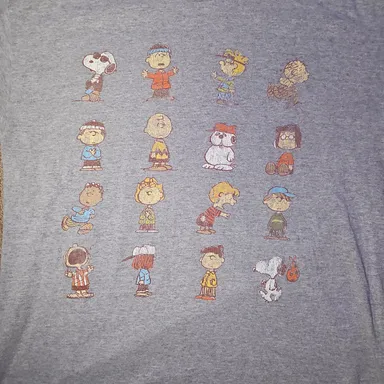 Vintage 90's Peanuts Characters shirt XL