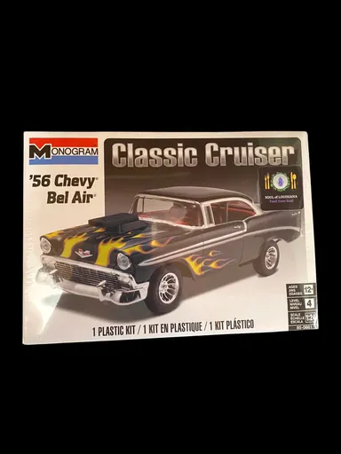 ‘56 Chevy Bel Air Classic Cruiser Plastic Model Kit by Monogram