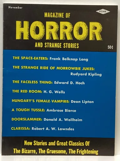 [HORROR] Magazine of Horror - Volume 1, #2, No. 2, November 1963