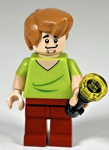 Lego Minifigure SCD001 Shaggy Rogers - Closed Mouth with flashlight