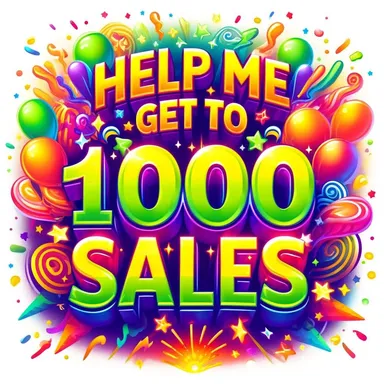 Help me get to 1000 Sales