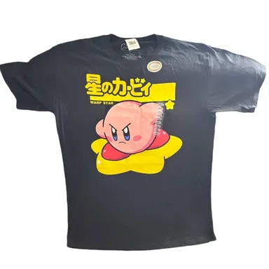 Kirby Warp Star Nintendo T-shirt Large Graphic Tee Nintendo Licensed With Tags