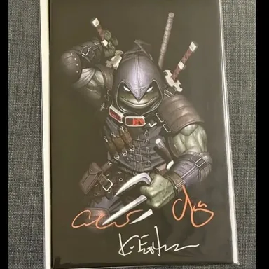 TMNT: The Last Ronin - The Lost Years #4 InHyuk Lee Variant Signed 3x W Coa