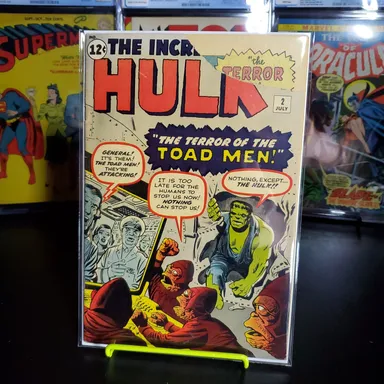 Incredible Hulk #2 (1962) 1st Green Hulk 2nd App Hulk
