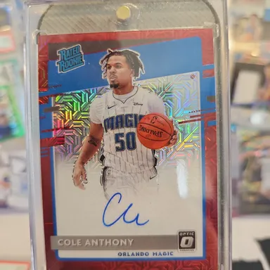 2020-21 optic choice cole anthony auto red