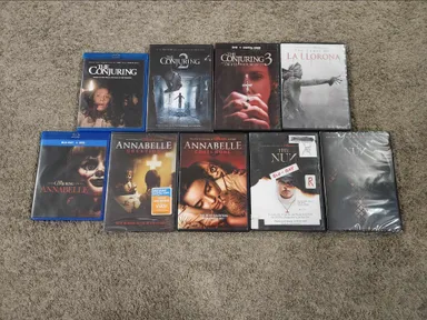The Complete Conjuring Universe DVD Movie Lot 