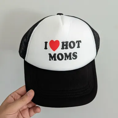 I love hot moms hat baseball cap