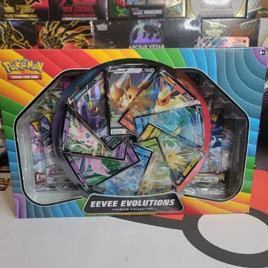 Factory Sealed Pokémon Eevee Evolutions Premium collections box