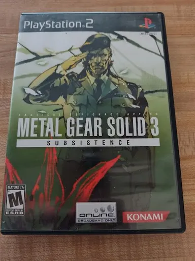 Metal Gear Solid 3 Subsistence For Playstation 2