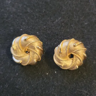 Trifari Goldtone Earrings
