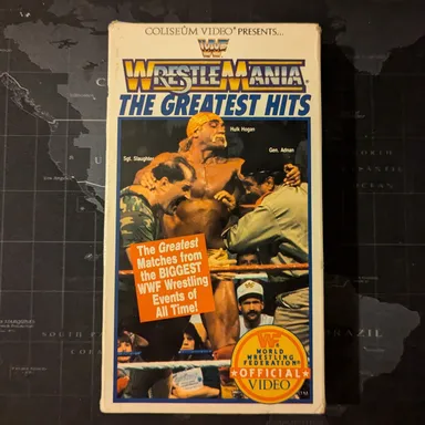 VHS - Wrestling - WWF WrestleMania The Greatest Hits 1992
