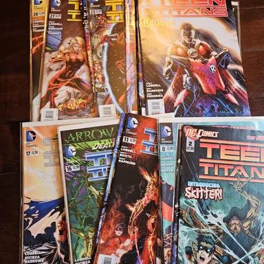 Teen Titans lot of 22 (between 2-28)