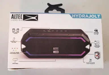  Altec Lansing HydraJolt Bluetooth Speaker | LED Floats in Water Everythingproof