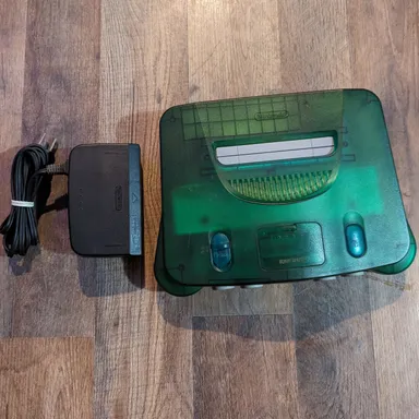 Nintendo 64 console green