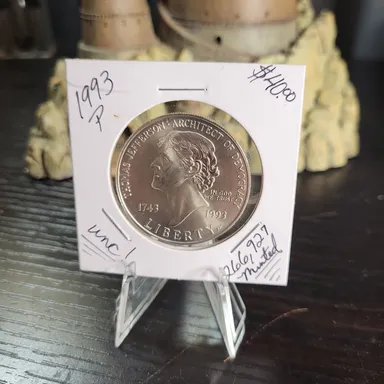 1993-P 1$ Jefferson Dollar