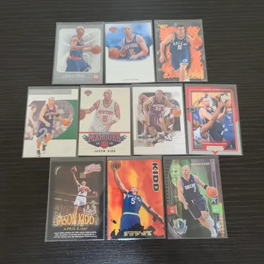 Jason Kidd Mavs Nets NBA basketball cards