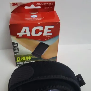 Ace Elbow Tennis Elbow Strap 1 Support Adjustable Size Moderate Support Level. New With Tags